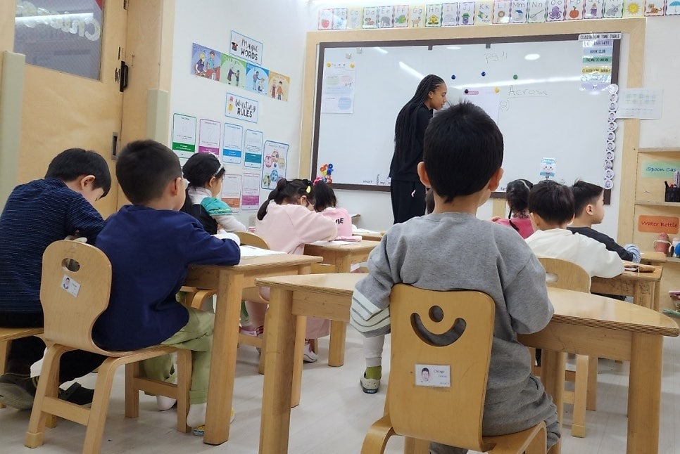 와이어트 공식 블로그에 소개된 실내 교육환경